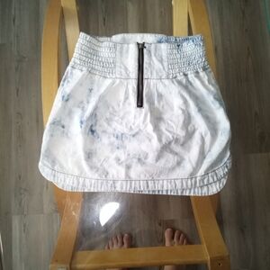 Roxy Blue and White Tie-Dye Skirt